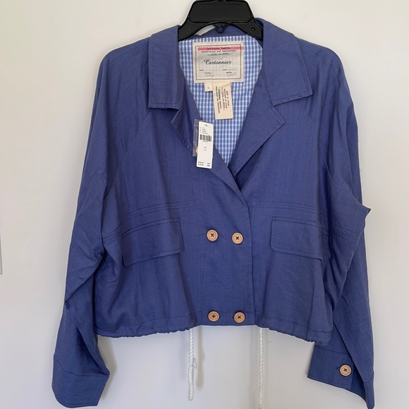Anthropologie Cartonnier Crop Jacket - Picture 4 of 7